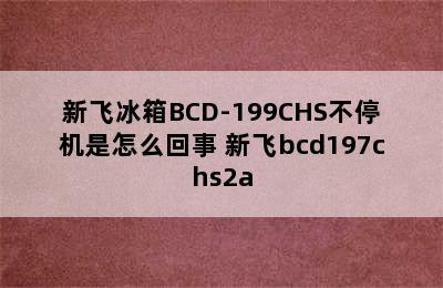 新飞冰箱BCD-199CHS不停机是怎么回事 新飞bcd197chs2a